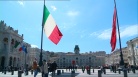 fotogramma del video Cerimonia a Trieste all'insegna della 